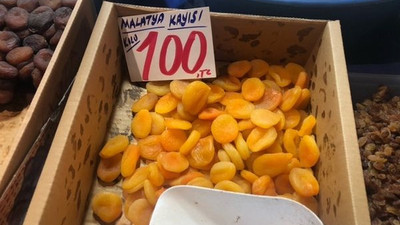 Pazarda kayısı 100 TL oldu